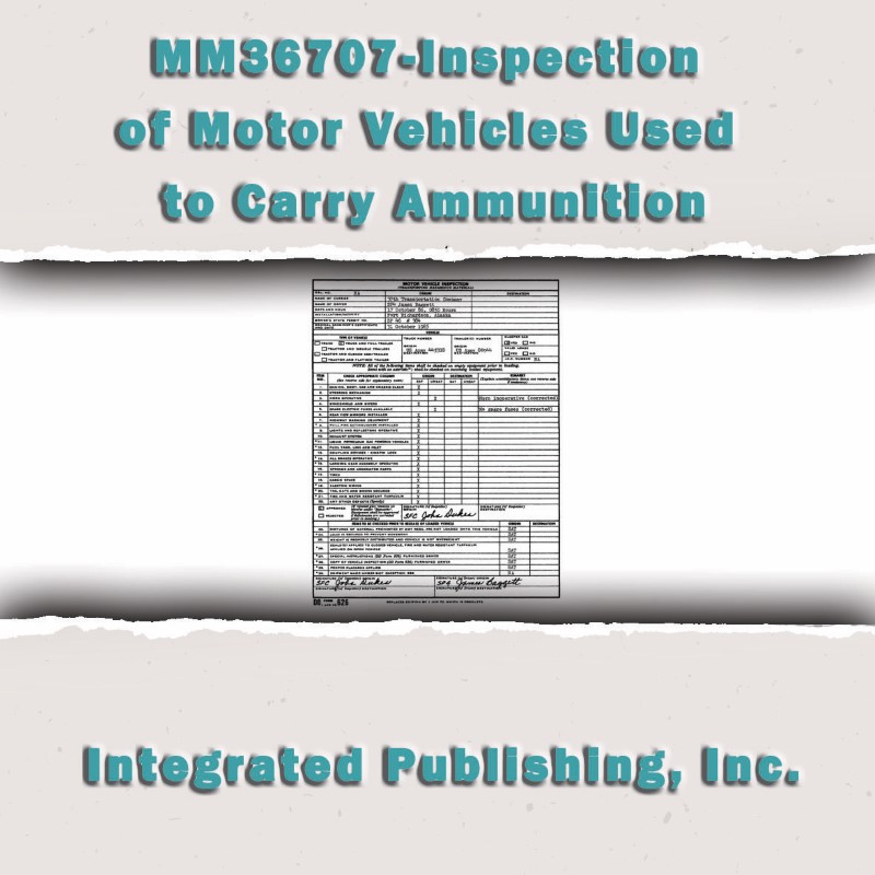 inspection-of-motor-vehicles-used-to-carry-ammunition for Dd Form 626 Post Loading Inspection Inspection Of Motor Vehicles Used To Carry Ammunition for Dd Form 626 Post Loading Inspection